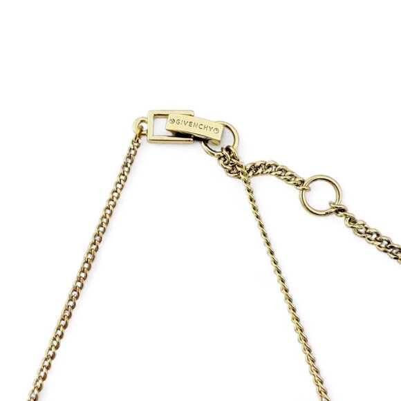 Givenchy Gold-Tone Lilac Crystal Y-Drop Statement Necklace - Picture 3 of 4